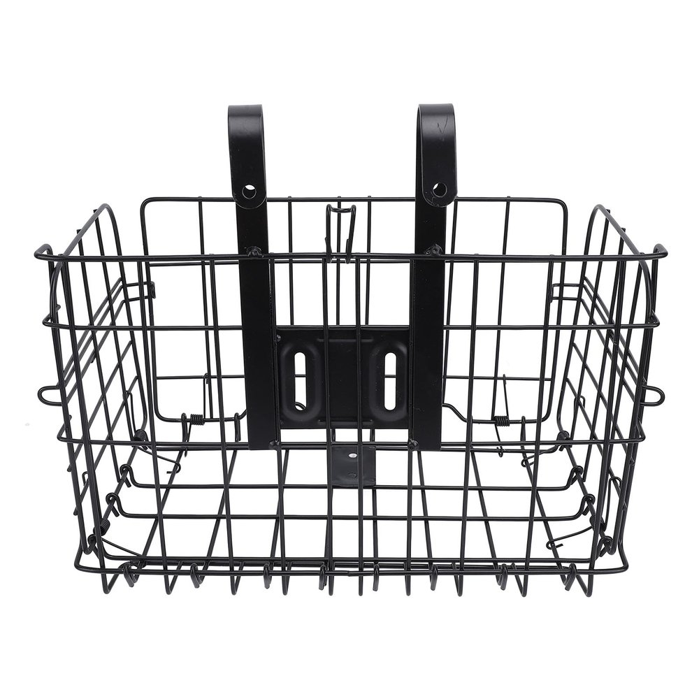 Basket Front Baskets for Women Front Basket with Removable Liner Bag Large Iron Mountain Basket for Grocery Shopping Picnic