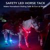5pcs LED Horse Breastplate Collar & Leg Band, 7 Colors in 1 Light up Horse Tack Set, USB Rechargeable LED Horse Harness & Leg Strap - Added Visibility & Safety for Night Horse Riding view 2