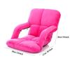 ZGFUSVFD Folding Stadium Seat, 5-Position Reclining Cushion Chair for Bleachers, Alloy Frame Portable Seats Chairs with Leaning Backs for Superior Support & Comfort view 2