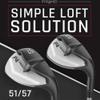 Pyramid Golf P4 Prism Wedge  57 Loft Options for Men, Left-Handed Golfers | The Ultimate Wedge Set for Short Game Mastery view 2
