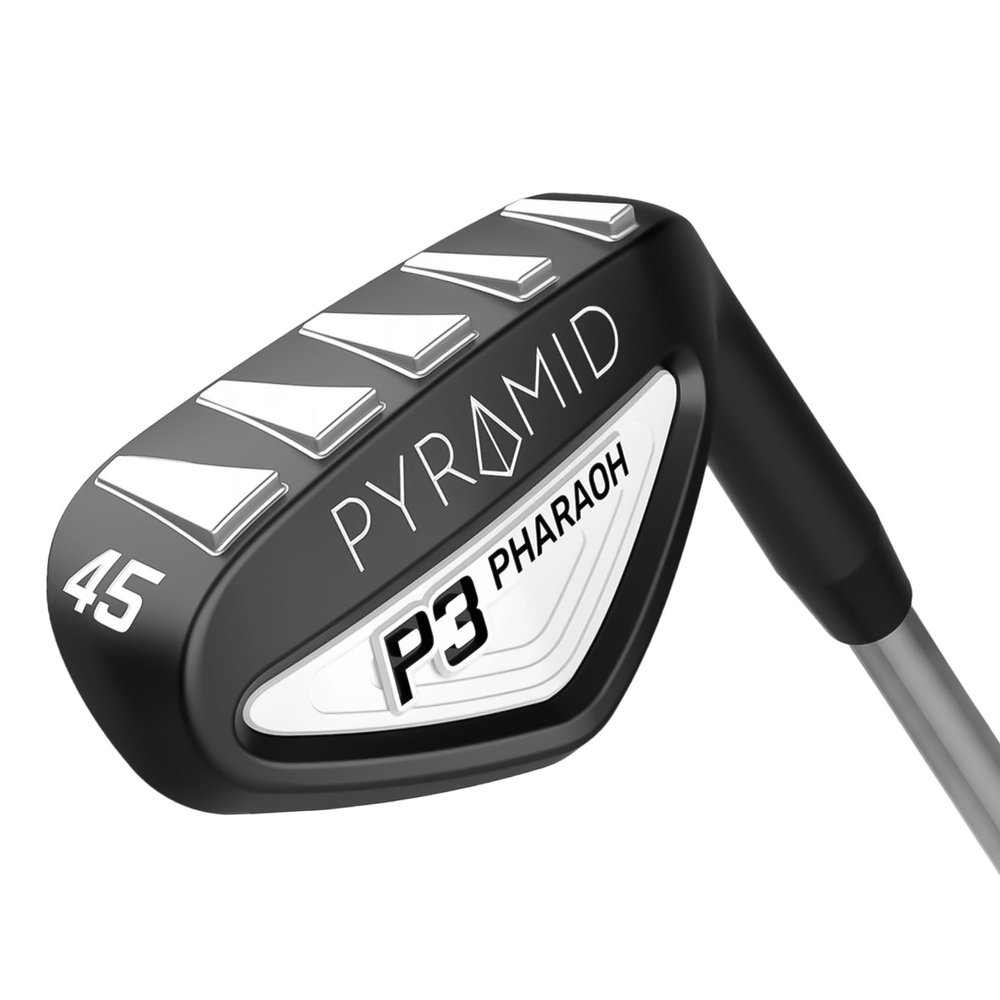 Pyramid P3 Pharaoh Golf Wedges - Precision Gear Effect Grooves, 45 Degree Wedge Right Hand, Pitching Wedge for Intermediate & Advanced Golfers, Anti-Chip Sole, Pro-Level Spin Control