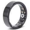 ASHATA Smart Ring Health Tracker, Health Rings for Women and Men, Step Counter Multi Movement Modes Fitness Tracker Ring Compatible with for Android, for iOS, Black (NO. 13)