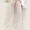 jiahesuw Girls Leggings with Unique Pattern, Comfortable Children's Long Stockings Hollowed Out Pantyhose for Kids 0-13T view 4