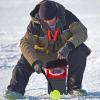 Ice Fishing Skimmer Scoop - 14.17in Portable Equipment Ice Tools | Non-Slip Handle Foldable Ice Fishing Ladle | Ice Pit Scoop | Winter Ice Fishing Supplies For Easy Removing Slush, Snow, Ice view 2
