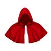 FytStycale Enchanting Halloween Hooded Cape for Magical Costume Play, red