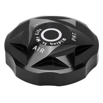 Front Fork Air Chamber Cover, Air Value Cover (Black)