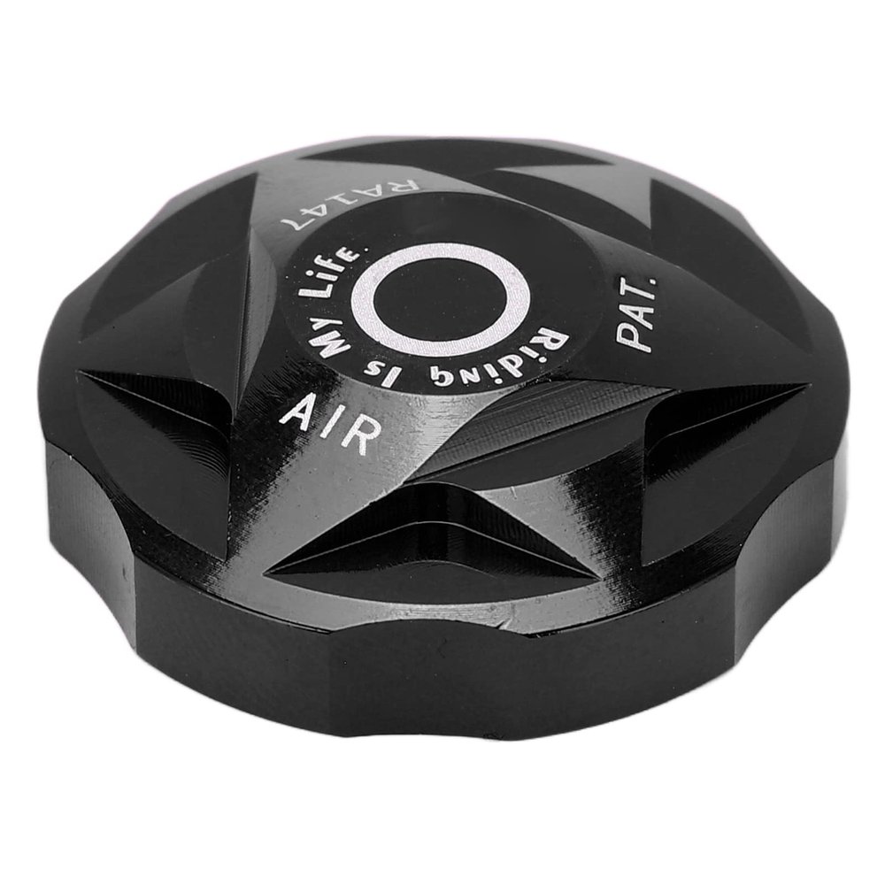 Front Fork Air Chamber Cover, Air Value Cover (Black)