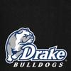 Campus Lab Drake University Primary Logo Women's High Waisted Yoga Leggings for Workout Running Yoga 7/8 Length Pants, Black, Small view 3