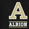 Campus Lab Albion College Primary Logo Women's High Waisted Yoga Leggings for Workout Running Yoga 7/8 Length Pants, Black X-Small view 3