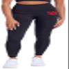Campus Lab University of Utah Primary Logo Women's High Waisted Yoga Leggings for Workout Running Yoga 7/8 Length Pants, Black, Medium view 1