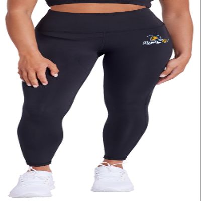 The University of North Carolina at Greensboro Primary Logo Women's High Waisted Yoga Leggings for Workout Running Yoga 7/8 Length Pants, Black X-Small