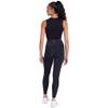 The University of North Carolina at Greensboro Primary Logo Women's High Waisted Yoga Leggings for Workout Running Yoga 7/8 Length Pants, Black X-Small view 2