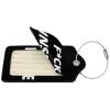 Fuck Inslee Leather Baggage Bag Luggage Tags with Stainless Steel Loop and Privacy Cover view 3
