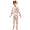 ALAZA Cartoon Pig 2 Piece Pajama Set Long Sleeve Top and Pants Sleepwear Unisex 4T view 2
