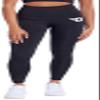 Campus Lab University of Dayton Primary Logo Women's High Waisted Yoga Leggings for Workout Running Yoga 7/8 Length Pants, Black X-Small view 1