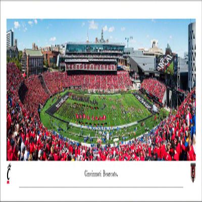 Cincinnati Bearcats Football - Unframed Poster by Blakeway Panoramas (40"W x 13.5"H)