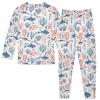 ALAZA Fish Coral Reef 2 Piece Pajama Set Long Sleeve Top and Pants Sleepwear Unisex 18M view 2