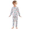 ALAZA Fish Coral Reef 2 Piece Pajama Set Long Sleeve Top and Pants Sleepwear Unisex 18M view 3