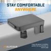 Alpcour Portable Extra Thick Stadium Seat Cushion  Bleacher Cushion with Side Pocket, Cup Holder, Waterproof, Anti-Slip, and Straps  Perfect for Football Seats and Bench Seats for Bleachers view 2