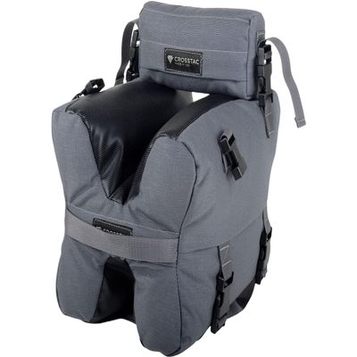 Crosstac X-Bag Shooting Bag with Pistol Rest, 1000D, Wolf Grey, 110075-GRY