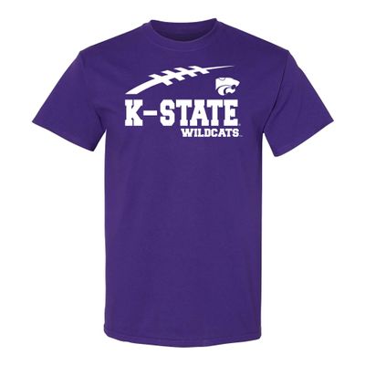 AS1131 - K-State Wildcats Football Horizon - Sports Team T Shirt - Medium - Purple