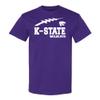 AS1131 - K-State Wildcats Football Horizon - Sports Team T Shirt - Medium - Purple view 1