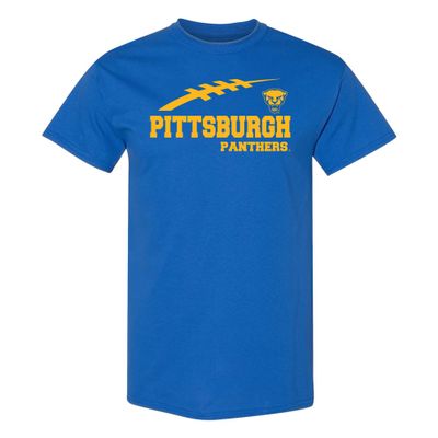 AS1131 - Pittsburgh Panthers Football Horizon - Sports Team T Shirt - Large - Royal