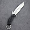LENGREN Rock Fixed Blade Knife Sleipner Steel Flat Ground Double-Edged Tanto Blade G10 Handlewith Kydex Sheath for Outdoor Camping Hunting Hiking Survival EDC Tool (White) view 4