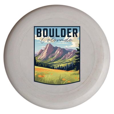 Boulder Colorado Bear Peak Design Souvenir Flying Disc 4-Pack