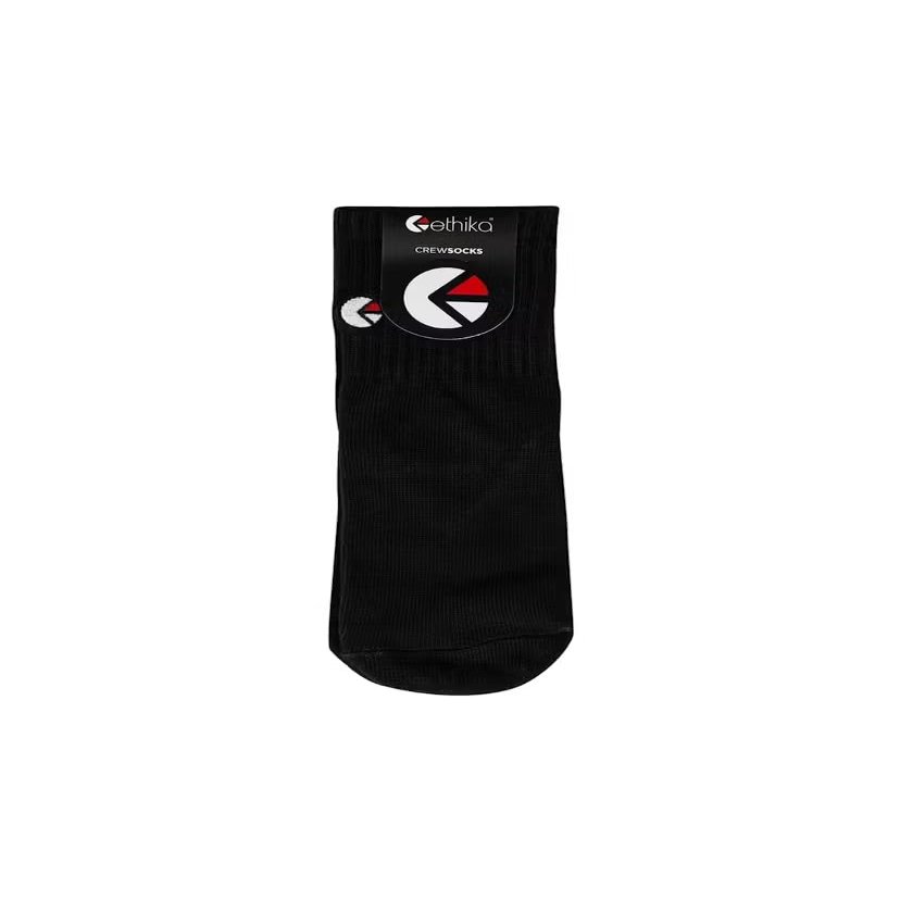 Ethika Toddlers Crew Socks | Crew Sock Black - Toddlers (BLK, M)