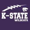 AS1131 - K-State Wildcats Football Horizon - Sports Team T Shirt - Large - Purple view 3