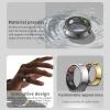Gesture Control Smart Ring Fitness Tracker for Men Women with Charging Case, APP Camera Remote, Energy Saving Technology (7#) view 3