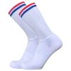 Alomejor Cycling Breathable Chinlon Athletic Socks Seamless Cycle and Running Sport Socks with for Men and Women (Stripe) view 1