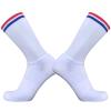 Alomejor Cycling Breathable Chinlon Athletic Socks Seamless Cycle and Running Sport Socks with for Men and Women (Stripe) view 2