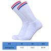 Alomejor Cycling Breathable Chinlon Athletic Socks Seamless Cycle and Running Sport Socks with for Men and Women (Stripe) view 3