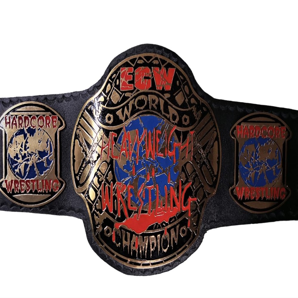AA Tentaclus Nessa ECW Hardcore World Heavyweight Wrestling Championship Belt, ECW Hardcore Replica Title Wrestling Belt 2mm