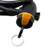 2-Pack Bicycle Locks with Keys and Mounting Brackets  11.5mm x 47" Steel Security Cable for Bikes, Scooters & Outdoor Gear  Black PVC Coated view 4
