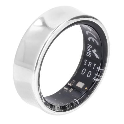 Gesture Control Smart Ring Fitness Tracker for Men Women with Charging Case, APP Camera Remote, Energy Saving Technology (12#)