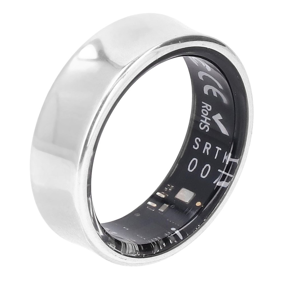 Gesture Control Smart Ring Fitness Tracker for Men Women with Charging Case, APP Camera Remote, Energy Saving Technology (12#)