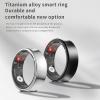 Gesture Control Smart Ring Fitness Tracker for Men Women with Charging Case, APP Camera Remote, Energy Saving Technology (12#) view 2