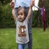 4T Oxford Toddler I Dig Halloween Funny Ghost Driving Excavator Toddler T-Shirt view 3