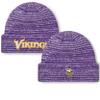 FOCO NFL Unisex-Adult Official Marled Cold Weather Cuffed Knit Beanie in Clear Ball Ornament (US, Alpha, One Size, Minnesota Vikings) view 1