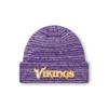 FOCO NFL Unisex-Adult Official Marled Cold Weather Cuffed Knit Beanie in Clear Ball Ornament (US, Alpha, One Size, Minnesota Vikings) view 3