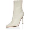 Aqua Womens GAL Leather Dressy Mid-Calf Boots Beige 9.5 Medium (B,M) view 1