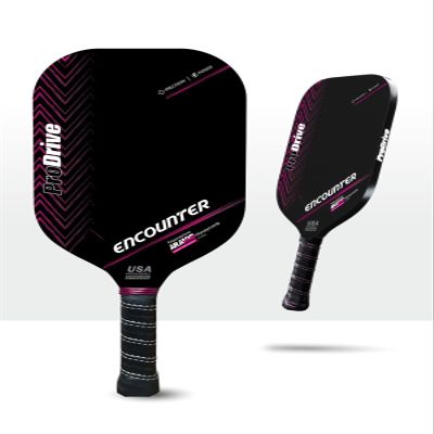 Prodrive Encounter Pink Pickleball Paddle 16mm - 3 Layer (PP/Aramid/PP) Thermoformed with Foam Injected Walls - Includes Paddle Sleeve