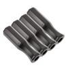 WOONEKY Game Handling 4pcs Plastic Football Table Handles Octagon Credit Compact Storage view 1
