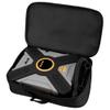 Performance Tool Vortex E00005 AC/DC Powered Tire Inflator w/LED Light, Lever-Locking Air Chuck, Long Power Cord, Three Nozzles, Gray view 3