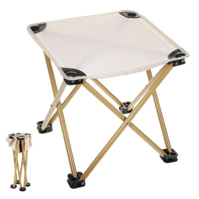 BESPORTBLE Folding Stool for Adults Portable Camp Stool Carry Bag Lightweight Compact Design for Camping Hiking Fishing and Picnics Versatile Outdoor Seating