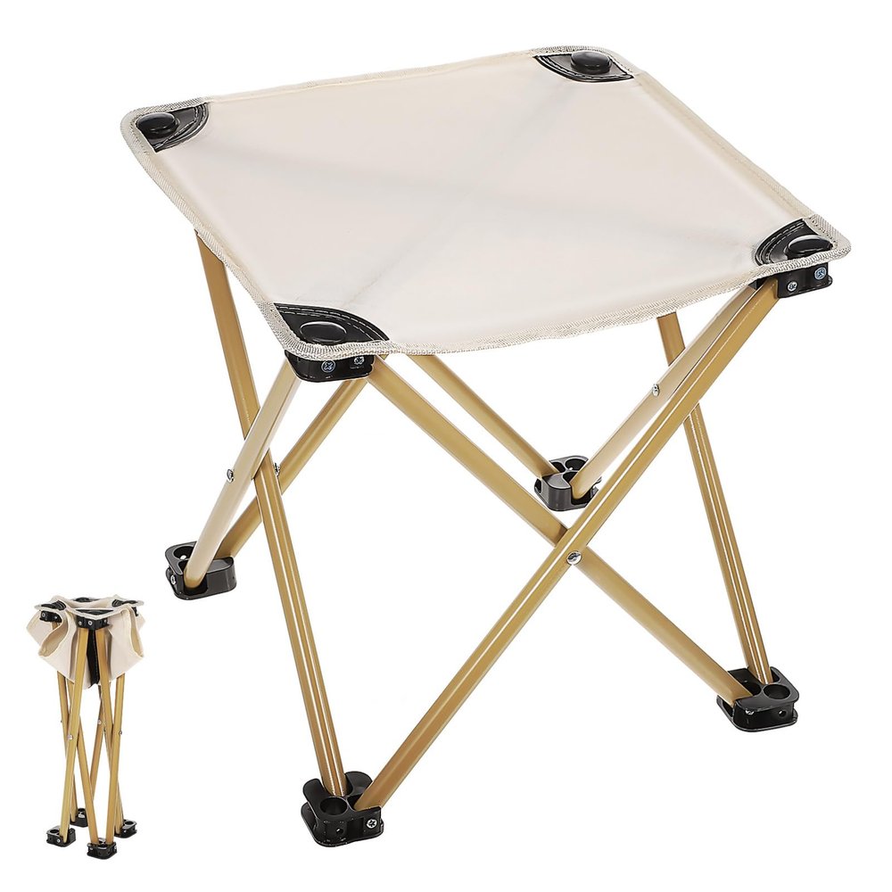 BESPORTBLE Folding Stool for Adults Portable Camp Stool Carry Bag Lightweight Compact Design for Camping Hiking Fishing and Picnics Versatile Outdoor Seating