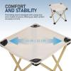 BESPORTBLE Folding Stool for Adults Portable Camp Stool Carry Bag Lightweight Compact Design for Camping Hiking Fishing and Picnics Versatile Outdoor Seating view 4